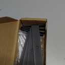 Mkono 8 Pack Shelf Brackets Black Heavy Duty Metal Hidden L Bracket for Shelves Support, Minimalistic Floating Shelf Bracket 6 Inch Rustic Industrial Wall Shelf Brackets