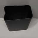 Cesun Small Bathroom Trash Can 2.1 Gallon Wastebasket, Modern Metal Garbage Can Office Waste Basket, Matte Black Stainless Steel Trash Bin for Bedroom, Home Office, Toilet, rv, Near Desk, Under Sink