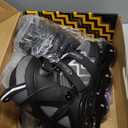 Nattork Adjustable Inline Skates for Adults and Teens, Outdoor & Indoor Blades Roller Skates for Boys, Beginners (X-Large - Adult (8W-9.5W/6.5M-8M), Black)