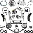 9-0753S 2.8L 3.0L 3.6L Timing Chain Kit With Oil Pump + Water Pump, Chain Guide Sprocket Tensione for Buick/for Pontiac/for chevy/for cadillac/for GMC/for Saturn/for Saab/for suzuki