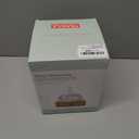 Glass Dome Essential Oil Diffuser with Glass Reservoir & Wood Base-Plastic Free, 200ml Ultrasonic Diffuser for Aromatherapy with Timer 7 Color Light Auto-Off for Home Office Yoga Dark Brown