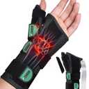 Wrist Brace with Thumb Support for Carpal Tunnel, Thumb Brace for De Quervain's Tenosynovitis, Tendonitis, Thumb Spica Splint Left Hand, Wrist Support Men and Women