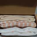 Organic Burp Cloths Baby Boy, Girl - 6-Pack Large 100% Cotton Burping Cloths for Babies, Spit Up Rags, Super Absorbent, Ultra Soft Newborn Rag, Gender Neutral, Machine Washable, Durable (Sweet Charm)
