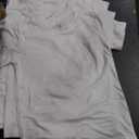 4 Pack Toddler Blank Sublimation T-Shirt,Modal Crew Neck Short Sleeve, T-Shirt for Kids Baby Children, Size 3T, White