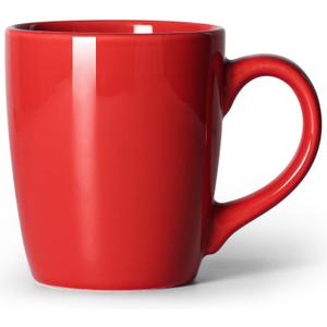 harebe 20 OZ Large Coffee Mug, Ceramic Tea Cup for Office and Home, Big Capacity with Handle, Cups for Men Women Mug Lovers, Microwave & Dishwasher Safe, Red