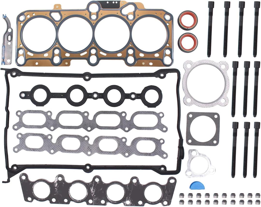NewYall 1.8L Engine Cylinder Head Gasket Set with Bolts for Audi A4/A4 Quattro 01-06, TT/TT Quattro 00-06, Volkswagen Beetle 99-05, Golf 00-06, Jetta/Passat 00-05