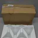 Kingrol Large Martini Glasses Set of 4, 8.5 oz Cocktail Glasses with Elegant Embossed Design, Vintage Stemmed Glassware for Martini, Cosmopolitan, Manhattan, Home Bar & Parties