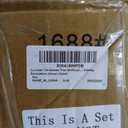 60 Pcs 6ft Half Christmas Tree with Ornaments and 150 LED Lights Artificial Half-Shape Christmas Tree with Poinsettia Berry Picks Topper Star Balls for Xmas Holiday Decoration(Dark Green)