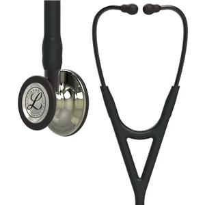 3M Littmann Cardiology IV Diagnostic Stethoscope, 6179, More Than 2X as Loud, Weighs Less, Stainless Steel Champagne-Finish Chestpiece, 27" Black Tube, Smoke Stem, and Headset