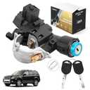 RAMATA 989-019 9L8Z3511A Ignition Switch Lock Cylinder with Key (chip: 46) Shear Bolt Compatible with 2008 2009 2010 2011 2012 Ford Escape, Mazda Tribute Mercury Mariner Ford Focus, Replace ZZDB66160