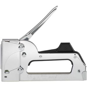 Arrow T55C Heavy Duty Staple Gun for Upholstery, Wood, Crafts, DIY and Professional Uses, All-Chrome Construction, Manual Stapler Uses 1/4, 5/16, 3/8", 1/2", or 9/16 Staples