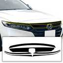 BOGAR TECH DESIGNS for Honda Accord 2018-2022 Front Chrome Delete  Precut Vinyl Overlay Kit, Gloss Black Blackout Trim