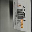 DREAM PAIRS Women's Open Toe Kitten Heel Sandals (Size 10, White)