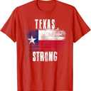 Texas Strong Distressed Flag - Texan Pride T-Shirt
