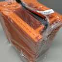 WELLUCK RV Sewer Hose Support 15FT, Blaze Orange RV Sewer Support with Adjustable Height Design, Secure Rubber Band and Carry Strap, Quick Setup and Collapse for Campers Travel Trailers and Motorhome