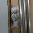 Antique Bronze Disc Curtain Rods, 84-144 Inches Window Curtain Rod,Adjustable Room Darkening Drapery Rod with Aluminum Finials and Brackets,Wrap Around Design