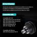 AULINK 594-236 Harmonic Balancer Crankshaft Pulley (4.0L V6) for Ford Ranger 2001-2011, Explorer 2003-2010, Explorer Sport Trac 2003-2010, Mustang 2005-2010, for Mercury Mountaineer 2003-2010