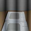 IRIS USA 17 Qt. Medium Plastic Stacking Drawer, Stackable Storage Organizer Unit with Sliding Drawer for Bedroom Kitchen Under Sink Pantry Craft Room Dorm Office, White, 4-Pack