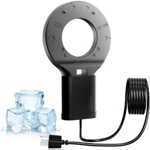 250W Utility De-Icer Submergible Cast Aluminum Chicken Water Heater for Livestock Tank Heater Bird Bath Heater in Winter