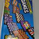 Gamie Magnetic Board Travel Games for Kids, Includes 12 Retro Fun Games - 5" Compact Design, Individually Boxed Travel Essentials for Kids Road Trip/Airplane/Camping, Stocking Stuffers for All Ages