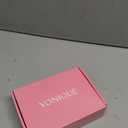 Yonique Women Strapless One Piece Swimsuit Tummy Control Bandeau Bathing Suit Cheeky Swimwear, Red, S