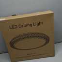 OOWOLF LED Ceiling Light, 40W 15.4 Inch Dimmable Ceiling Light Brightness Adjustable LED Fixture Lamp Modern Ceiling Lamp Close to Ceiling Lights for Bedroom Kitchen Living Room Lighting, 3000-6000K