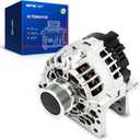 KAX Alternator 11254N for 2005-2014 JET-A 2.5L, 2010-2014 Golf 2.5L, 2006-2009 Rabbit Compatible with 11254N,11254