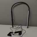 SUPERDANNY Eye-Caring LED Desk Lamp 360 Flexible Gooseneck Work Lamp with Desk Side Clamp Touch Control 3 Light Colors Smooth Dimming Task Lighting Reading Light for Home Office College Dorm, Black