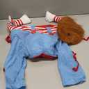 Pet Deadly Dog Costume, Cute Dog Cosplay Halloween Christmas Funny Pet Clothes Party Costume for Small Medium and Large Dogs (X-Large)