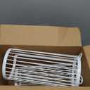 Toilet Paper Holder Stand, Freestanding Toilet Tissue Organizer, Minimalistic Storage Solution, Reserve Mega Rolls,Modern -2PACK White