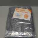 LOOBANI Non-Slip Washable Pee Pad for Dogs, 1 Pack Extra Large Reusable Dog Mat for Floor, Fast Absorbent Pet Whelping Pads, Puppy Playpen Mat for Incontinence, Housebreaking, Crate, 52x82in, Gray