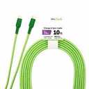 CellCandy Charge and Sync Cable - Green, 10 ft 