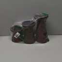 Pillar Candle Holders Set of 3， Wooden Candle Holders， Decorative Wood Candlestick Holders for Living Room, Table Centerpiece for Wedding, Christmas, Party, Home - 4", 6", 8"