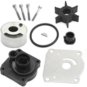 61N-W0078-10-00 Outboard Water Pump Impeller Repair Kit, Replacement for Yamaha 2 Stroke 30HP C30ELRR C30ELRS C30MLHS C30ELRT, 4 Stroke F-25HP Motors, Replaces 61N-W0078-13-00