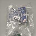 36PCS Happy Birthday Decorations Blue Silver Party Supplies Set Includes Disposable Paper Birthday Plates and Napkins for 50th Decorations