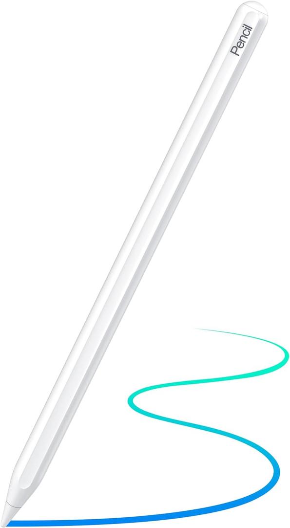 Replacement for iPad Pencil 2nd Generation with Magnetic Wireless Charging,Stylus Pen for iPad Pro 12.9 inch 3/4/5/6,iPad Pro 11 inch 2/3/4,iPad Air 4/5,iPad mini 6th White Replacement for iPad Pencil 2nd Generation with Magnetic Wireless Charging,Stylus Pen for iPad Pro 12.9 inch 3/4/5/6,iPad Pro 11 inch 2/3/4,iPad Air 4/5,iPad mini 6th White
