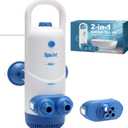 Bath Jets for Tub with Jet Massage and Bubble Mode, Bathtub Jets for Tub with 360 Rotatable Single and Dual Nozzles, the Lever-lock Suction Cups, and Handle. Jets for Bathtub at Home for Relaxation