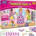 Imagimake DIY Magnetic Dress-Up Princess |Pretend Play Magnetic Toys for Kids | 30 Magnetic Dresses & Accessories | Interchange & Create Unlimited Outfits | Birthday Gift for 3,4,5,6,7,8 Year Old Girl