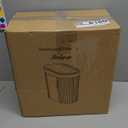 2 Pack 5 Gallon Bathroom Trash Can with Lid, Automatic Motion Sensor Black Trash Can, Touchless Slim Waterproof Garbage Bin for Kitchen, Bedroom, Office, and Bathroom