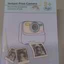 Kids Instant Digital Cameras for Boys and Girls, 1080P HD Dual-Lens Selfie Digital Camera with Print Paper & 32G Card, Christmas Birthday Gifts Toys for Toddler and Teenagers Age 3-16 Years Old