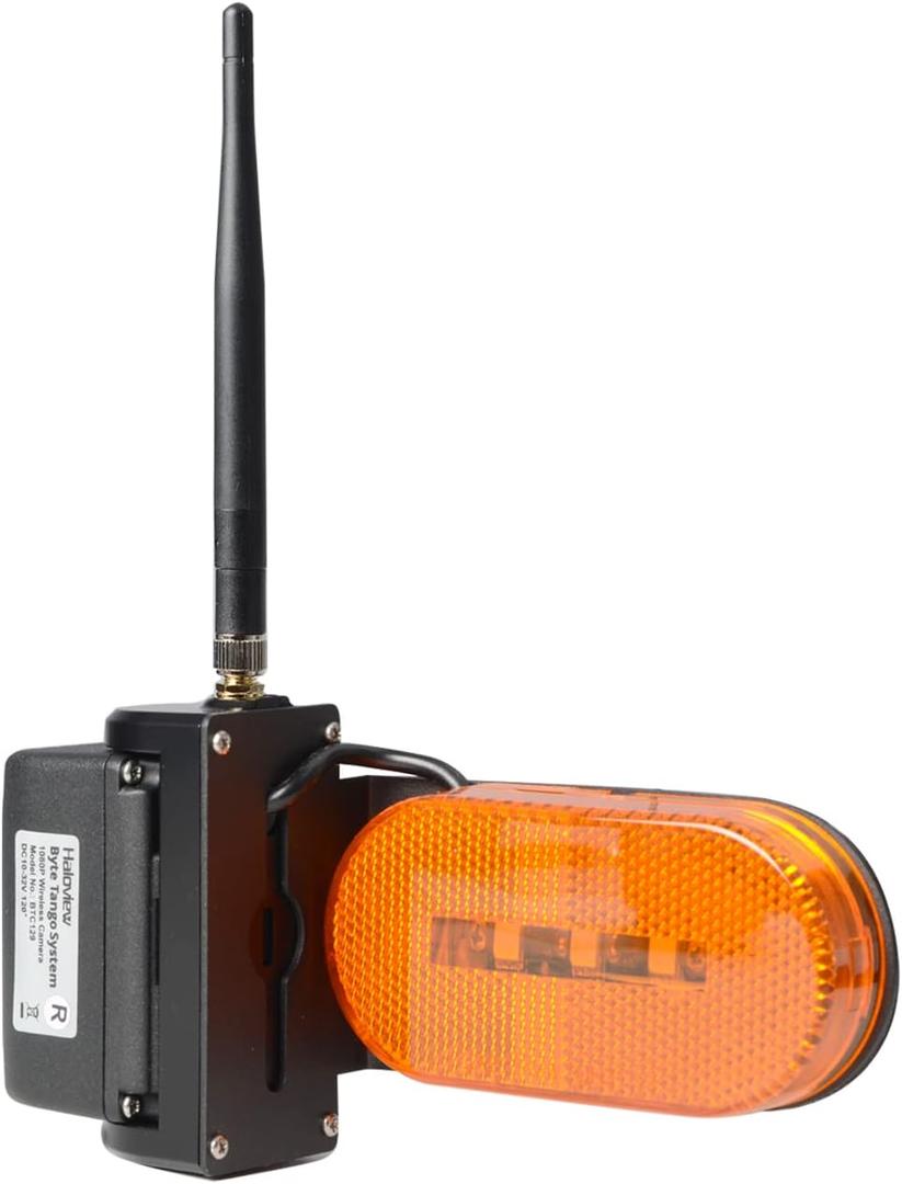 Haloview BTC129R Wireless RV Right Side Marker Light FHD 1080P Camera for BT7 Monitor System, 1 Pack
