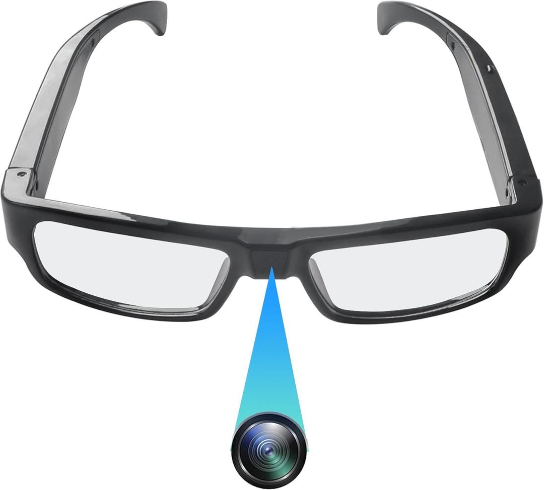 Camera Glasses HD 1080P Video Glasses Smart Glasses Outdoor Sport Action Glasses Camera for Cycling, Driving, Hunting, Hiking, Fishing