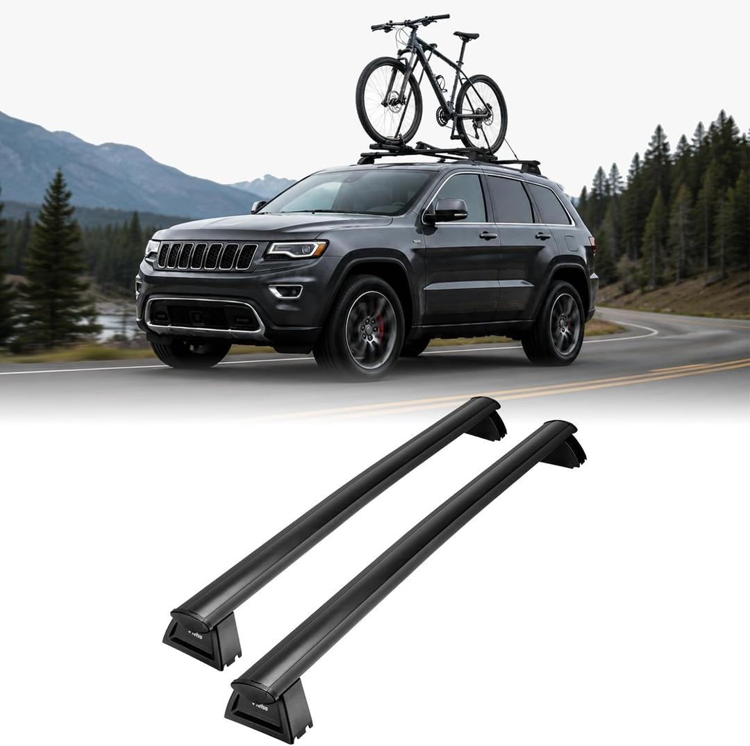 JOYTUTUS Roof Rack Cross Bars Compatible with Jeep Grand Cherokee 2011-2021