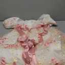 Dress Women Regency Costume Empire Waist Dresses Tea Party Victorian Gown Embroidery, size S