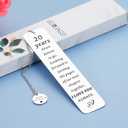 20th Anniversary, Gifts for Couple Him Her 20 Year Wedding China Anniversary Bookmark for Wife Husband or Parents - Twenty Anniv. for Women Men Platinum Anniversary Marriage Presents for Men