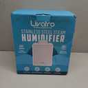 Livatro Stainless Steel Humidifier, 3L Warm Mist Humidifier, Easy Clean with Warm Steam Humidifier, Healthy Air Mist Humidifiers for Bedroom Living Room, with Sleep Mode and Auto-off Setting