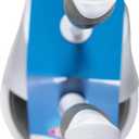 Clorox Toilet Bowl Brush & Plunger Combo Set with Storage Caddy - Toilet Plunger for Bathroom, Bathroom Organizers & Storage, Bathroom Accessories, Toilet Unclogger, Long Handled Toilet Brush (1-Pack, White/Gray)