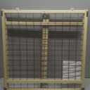 MYPET Wire Mesh Dog Gate: 26.5"-42" Wide Pressure Mounted with No Tools; Expandable, Durable Pet Gates for Doors and Hallways, 23" Tall, Made with Sustainable Hardwood