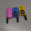 Walkie Talkies for Kids, Walkie Talkie Toys for Girls Boys, Easter Basket Stuffers for Kids, Outdoor Toys/Outdoor Games for Kids Age 4-8, Birthday Gifts for 3 4 5 6 7 8 9 10 Year Old Girl Boys (Blue Pink Yellow)