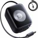 THREEKEY USB C Retractable Wall Charger for Travel, 35W GaN3 Turbo Dual Type C Port Charger Block PD Fast Charging Wall Plug Foldable for iPhone 16 15 Pro Max iPad Pro Air Samsung S25 Tablets Pixel